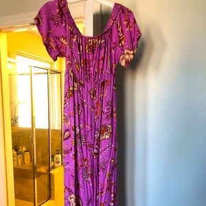 Floral Maxi maternity dress